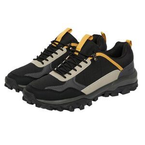 Crosshatch Mens Heymare Hiking Shoes / Charcoal Grey